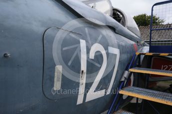 World © Octane Photographic Ltd. 28th July 2015 de Havilland Museum, Salisbury Hall, UK. De Havilland Sea Vixen  FAW.2 DH.110 XJ565. Digital Ref :