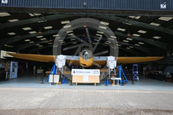 World © Octane Photographic Ltd. 28th July 2015 de Havilland Museum, Salisbury Hall, UK. De Havilland Mosquito DH.98 Prototype E-0234/W4050. Digital Ref :