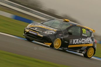 World © Octane Photographic Ltd. Donington Park Un-silenced general test day Friday 15th February 2013. Renault Clio Cup. Simon Belcher - Handy Motorsport with Pyro. Digital Ref : 0575cb1d0329