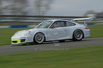 World © Octane Photographic Ltd. Donington Park Un-silenced general test day Friday 15th February 2013. Porsche Carrera Cup. Digital Ref : 0575cb1d0371