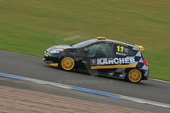 World © Octane Photographic Ltd. Donington Park Un-silenced general test day Friday 15th February 2013. Renault Clio Cup. Simon Belcher - Handy Motorsport with Pyro. Digital Ref : 0575cb1d0472