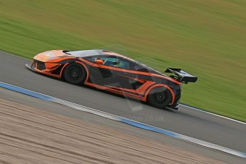 World © Octane Photographic Ltd. Donington Park Un-silenced general test day Friday 15th February 2013. Rhino's Leimer Motorsport Lamborghini Gallardo LP600. Digital Ref :  0575cb1d0569