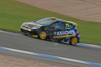 World © Octane Photographic Ltd. Donington Park Un-silenced general test day Friday 15th February 2013. Simon Belcher - Handy Motorsport with Pyro. Renault Clio Cup. Digital Ref : 0575cb1d0604