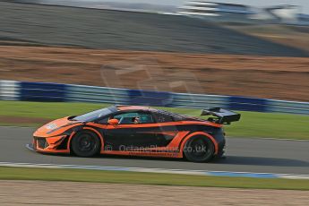 World © Octane Photographic Ltd. Donington Park Un-silenced general test day Friday 15th February 2013. Rhino's Leimer Motorsport Lamborghini Gallardo LP600. Digital Ref : 0575cb1d0657