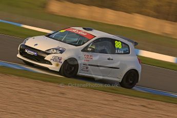 World © Octane Photographic Ltd. Donington Park Un-silenced general test day Friday 15th February 2013. Renault Clio Cup. Digital Ref : 0575cb1d0690