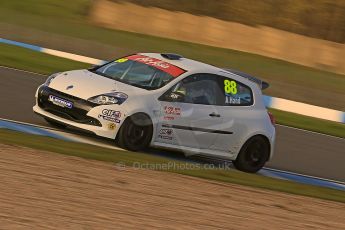 World © Octane Photographic Ltd. Donington Park Un-silenced general test day Friday 15th February 2013. Renault Clio Cup. Digital Ref :  0575cb1d0690