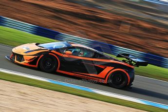 World © Octane Photographic Ltd. Donington Park Un-silenced general test day Friday 15th February 2013. Rhino's Leimer Motorsport Lamborghini Gallardo LP600. Digital Ref : 0575cb1d0701