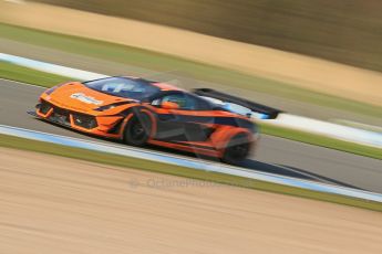 World © Octane Photographic Ltd. Donington Park Un-silenced general test day Friday 15th February 2013. Rhino's Leimer Motorsport Lamborghini Gallardo LP600. Digital Ref : 0575cb1d0771