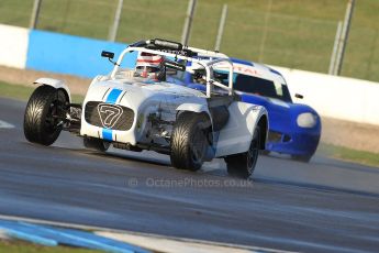 World © Octane Photographic Ltd. Donington Park general test day 31st January 2013. McMillan Motorsport Caterham 7, Mike Hart. Digital Ref : 0570cb7d6375