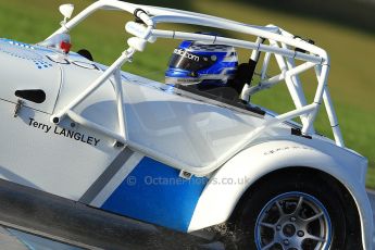 World © Octane Photographic Ltd. Donington Park general test day 31st January 2013. McMillan Motorsport Caterham 7, Terry Langley. Digital Ref : 0570cb7d6404