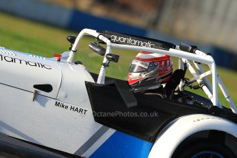 World © Octane Photographic Ltd. Donington Park general test day 31st January 2013. McMillan Motorsport Caterham 7, Mike Hart. Digital Ref : 0570cb7d6411