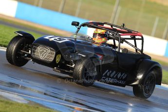 World © Octane Photographic Ltd. Donington Park general test day 31st January 2013. Darren Burke, Caterham 7. Digital Ref : 0570cb7d6420