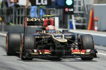 World © 2013 Octane Photographic Ltd. F1 Spanish GP, Circuit de Catalunya - Saturday 11th May 2013 - Qualifying. Lotus F1 Team E21 - Romain Grosjean. Digital Ref : 0665cb1d1426