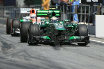 World © 2013 Octane Photographic Ltd. F1 Spanish GP, Circuit de Catalunya - Saturday 11th May 2013 - Qualifying. Caterham CT02 - Giedo van der Garde. Digital Ref : 0665cb1d1452