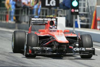 World © 2013 Octane Photographic Ltd. F1 Spanish GP, Circuit de Catalunya - Saturday 11th May 2013 - Qualifying. Marussia MR02 - Max Chilton. Digital Ref : 0665cb1d1459