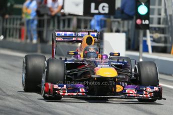 World © 2013 Octane Photographic Ltd. F1 Spanish GP, Circuit de Catalunya - Saturday 11th May 2013 - Qualifying. Infiniti Red Bull Racing RB9 - Sebastian Vettel. Digital Ref : 0665cb1d1520