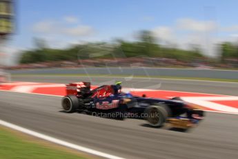 World © 2013 Octane Photographic Ltd. F1 Spanish GP, Circuit de Catalunya - Saturday 11th May 2013 - Qualifying. Toro Rosso STR8 - Daniel Ricciardo. Digital Ref : 0665cb7d9112