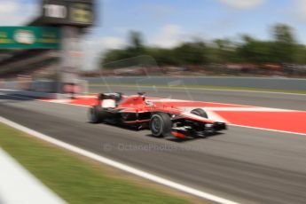 World © 2013 Octane Photographic Ltd. F1 Spanish GP, Circuit de Catalunya - Saturday 11th May 2013 - Qualifying. Marussia MR02 - Jules Bianchi. Digital Ref : 0665cb7d9136