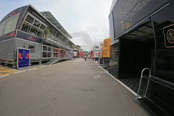 World © Octane Photographic Ltd. F1 Spanish GP Thursday 9th May 2013. Paddock. Digital Ref : 0654cb1d8003