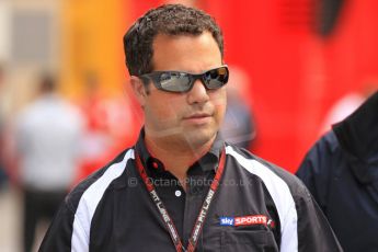 World © Octane Photographic Ltd. F1 Spanish GP Thursday 9th May 2013. Paddock and pitlane. Sky Sports F1 - Ted Kravitz. Digital Ref : 0654cb7d8475