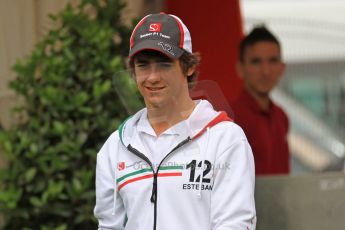 World © Octane Photographic Ltd. F1 Spanish GP Thursday 9th May 2013. Sauber - Esteban Gutierrez. Paddock and pitlane. Digital Ref : 0654cb7d8495