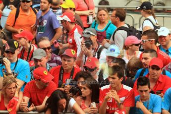 World © Octane Photographic Ltd. F1 Spanish GP Thursday 9th May 2013. Paddock and pitlane. Public pitlane access for driver signings. Digital Ref : 0654cb7d8699