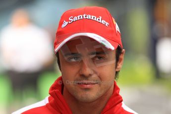 World © Octane Photographic Ltd. F1 Spanish GP Thursday 9th May 2013. Paddock and pitlane. Scuderia Ferrai - Felipe Massa. Digital Ref : 0654cb7d8706