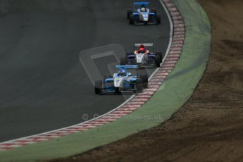 World © Octane Photographic Ltd. Brands Hatch, Race 3, Sunday 24th November 2013. BRDC Formula 4 Winter Series, MSV F4-13, Matthew (Matty) Graham – Douglas Motorsport and Pietro Fittipaldi – MGR. Digital Ref : 0867lw1d7515