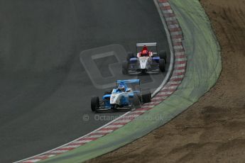 World © Octane Photographic Ltd. Brands Hatch, Race 3, Sunday 24th November 2013. BRDC Formula 4 Winter Series, MSV F4-13, Matthew (Matty) Graham – Douglas Motorsport and Pietro Fittipaldi – MGR. Digital Ref : 0867lw1d7528