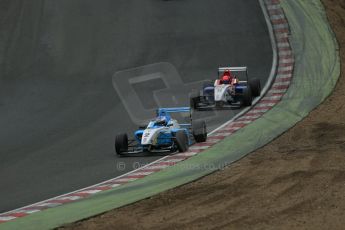 World © Octane Photographic Ltd. Brands Hatch, Race 3, Sunday 24th November 2013. BRDC Formula 4 Winter Series, MSV F4-13, Matthew (Matty) Graham – Douglas Motorsport and Pietro Fittipaldi – MGR. Digital Ref : 0867lw1d7530