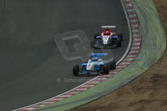 World © Octane Photographic Ltd. Brands Hatch, Race 3, Sunday 24th November 2013. BRDC Formula 4 Winter Series, MSV F4-13, Matthew (Matty) Graham – Douglas Motorsport and Pietro Fittipaldi – MGR. Digital Ref : 0867lw1d7545