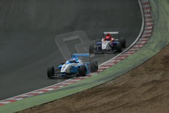 World © Octane Photographic Ltd. Brands Hatch, Race 3, Sunday 24th November 2013. BRDC Formula 4 Winter Series, MSV F4-13, Matthew (Matty) Graham – Douglas Motorsport and Pietro Fittipaldi – MGR. Digital Ref : 0867lw1d7548