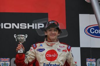 World © Octane Photographic Ltd. Brands Hatch, Race 3 Podium, Sunday 24th November 2013. BRDC Formula 4 Winter Series, MSV F4-13, Pietro Fittipaldi – MGR. Digital Ref : 0867lw1d7583