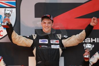 World © Octane Photographic Ltd. Brands Hatch, Race 4 Podium, Sunday 24th November 2013. BRDC Formula 4 Winter Series, MSV F4-13, – Kieran Vernon (1st) - Hillspeed. Digital Ref : 0868cb1d7995