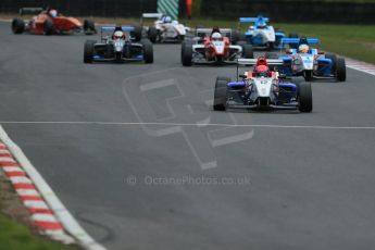 World © Octane Photographic Ltd. Brands Hatch, Race 4, Sunday 24th November 2013. BRDC Formula 4 Winter Series, MSV F4-13, Pietro Fittipaldi – MGR and Sennan Fielding – HHC Motorsport ahead of the pack. Digital Ref : 0868lw1d7691