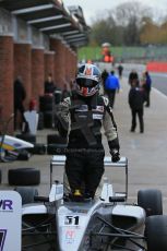 World © Octane Photographic Ltd. Brands Hatch, Race 4, Sunday 24th November 2013. BRDC Formula 4 Winter Series, MSV F4-13, – Kieran Vernon - Hillspeed. Digital Ref : 0868lw1d7878