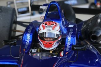 World © Octane Photographic Ltd. FIA European F3 Championship, Silverstone Free Practice 1, UK, Friday 10th April 2015. Carlin – George Russell, Dallara F312 – Volkswagen. Digital Ref : 1217LB1D4952
