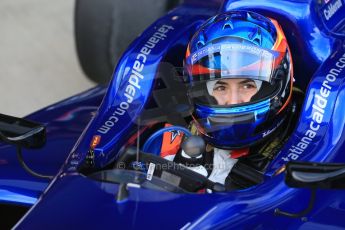 World © Octane Photographic Ltd. FIA European F3 Championship, Silverstone Free Practice 1, UK, Friday 10th April 2015. Carlin – Tatiana Calderon, Dallara F312 – Volkswagen. Digital Ref : 1217LB1D4958