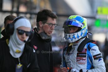 World © Octane Photographic Ltd. FIA European F3 Championship, Silverstone Free Practice 2, UK, Friday 10th April 2015. Double R Racing – Nicolas Pohler, Dallara F312 – Mercedes-Benz. Digital Ref : 1218LB1D5147