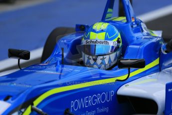 World © Octane Photographic Ltd. FIA European F3 Championship, Silverstone Free Practice 2, UK, Friday 10th April 2015. Double R Racing – Nicolas Pohler, Dallara F312 – Mercedes-Benz. Digital Ref : 1218LB1D5279