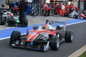 World © Octane Photographic Ltd. FIA European F3 Championship, Silverstone Free Practice 2, UK, Friday 10th April 2015. Prema Powerteam – Brandon Maisano, Dallara F312 – Mercedes-Benz. Digital Ref : 1218LB1D5363