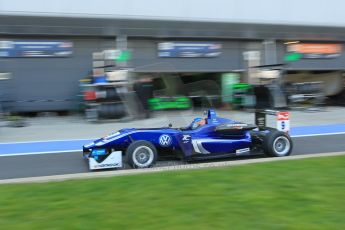 World © Octane Photographic Ltd. FIA European F3 Championship, Silverstone Free Practice 2, UK, Friday 10th April 2015. Carlin – Tatiana Calderon, Dallara F312 – Volkswagen. Digital Ref : 1218LW1L9435