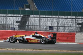 World © Octane Photographic Ltd. FIA European F3 Championship, Silverstone Qualifying 1, UK, Friday 10th April 2015. Van Amersfoort Racing – Arjun Maini, Dallara F312 – Volkswagen. Digital Ref : 1220LB1D6213
