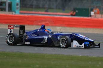World © Octane Photographic Ltd. FIA European F3 Championship, Silverstone Qualifying 1, UK, Friday 10th April 2015. Carlin – Tatiana Calderon, Dallara F312 – Volkswagen. Digital Ref : 1220LB1D6287