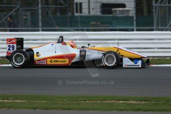 World © Octane Photographic Ltd. FIA European F3 Championship, Silverstone Qualifying 1, UK, Friday 10th April 2015. Van Amersfoort Racing – Arjun Maini, Dallara F312 – Volkswagen. Digital Ref : 1220LB1D6316