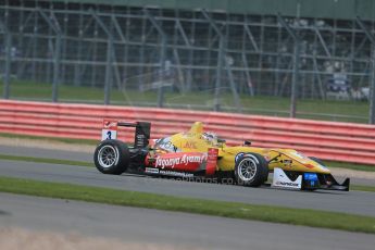 World © Octane Photographic Ltd. FIA European F3 Championship, Silverstone Qualifying 1, UK, Friday 10th April 2015. Jagonya Ayam with Carlin – Antonia Giovinazzi, Dallara F312 – Volkswagen. Digital Ref : 1220LB1D6346