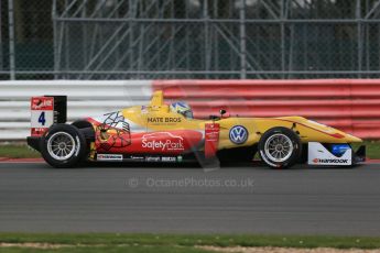 World © Octane Photographic Ltd. FIA European F3 Championship, Silverstone Qualifying 1, UK, Friday 10th April 2015. Jagonya Ayam with Carlin – Gustavo Menezes, Dallara F312 – Volkswagen. Digital Ref : 1220LB1D6352
