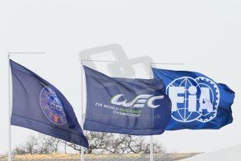 World © Octane Photographic Ltd. FIA World Endurance Championship (WEC), 6 Hours of Silverstone Free Practice 1, UK, Friday 10th April 2015. FIA, WEC and ACO flags. Digital Ref : 1220LB1D6754