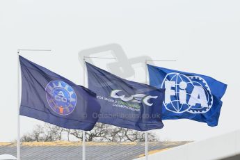 World © Octane Photographic Ltd. FIA World Endurance Championship (WEC), 6 Hours of Silverstone Free Practice 1, UK, Friday 10th April 2015. FIA, WEC and ACO flags. Digital Ref : 1220LB1D6760