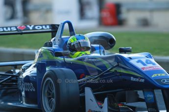 World © Octane Photographic Ltd. FIA European F3 Championship, Silverstone, UK, April 18th 2014 practice sessions. Double R Racing – Dallara F312 Mercedes – Felipe Guimaraes. Digital Ref : 0906lb1d0514